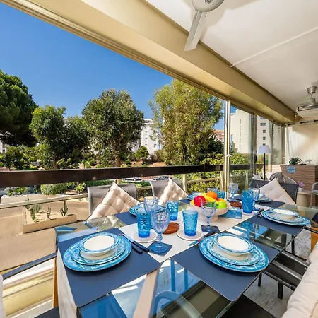 Luxury ,2p Neuf Climatise, Terrasse Exceptionnelle ,parking, Croisette Apartman Cannes